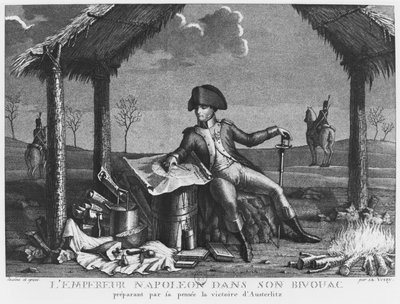 Bivouac of Emperor Napoleon I Planning the Victory of Austerlitz by Jean Baptiste Verzy